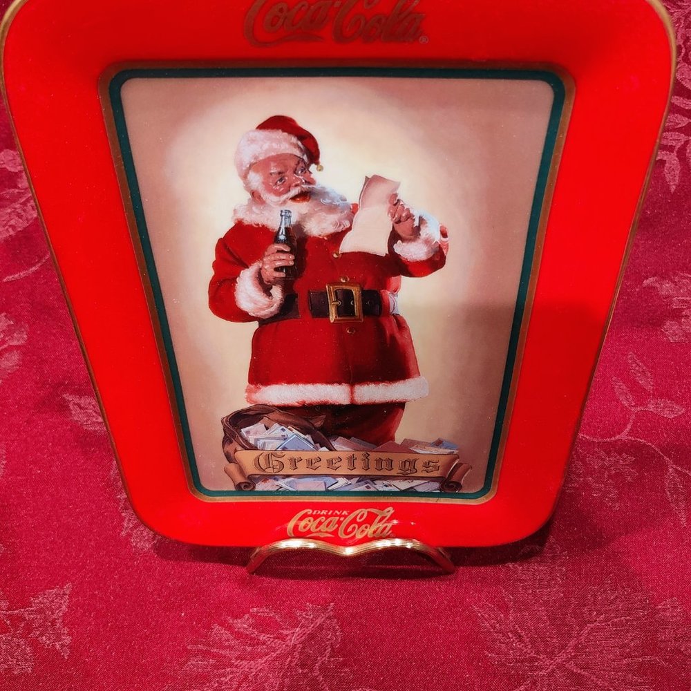 Vintage The Franklin Mint Heirloom Coca Cola Plate Bundle! Set of Six! - Picture 6 of 10